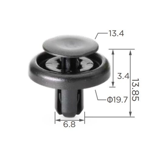 #BB New Universal Auto Fastener Clip Car Fender Auto Fastener Auto Clips and Plastic Fasteners