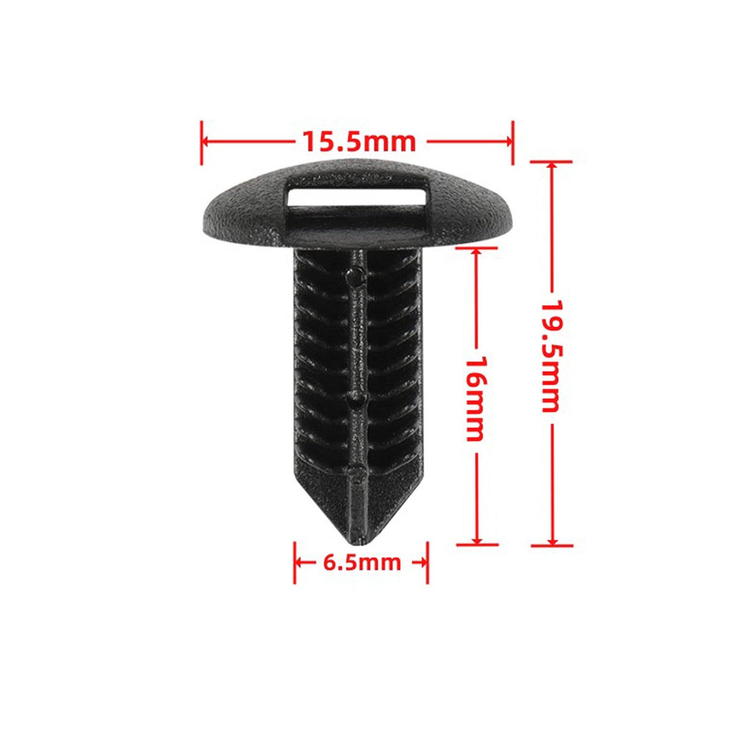 Auto Fastener Clips Front Rear Wheel Fender Liner Plastic Long Clip for Toyota