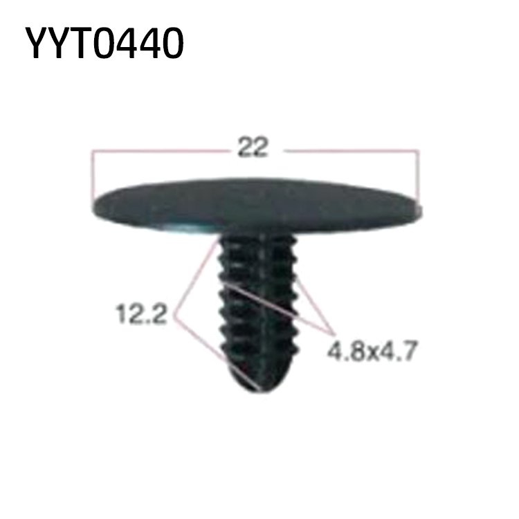 Automotive Universal Headliner Fasteners Insulation Foam Fasteners Plastic Rivets Nylon Snaps