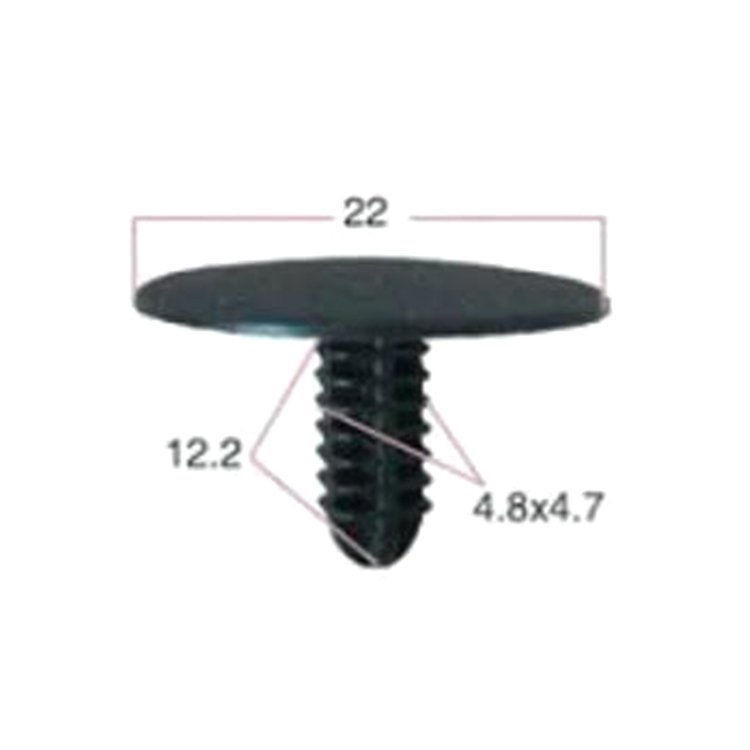 Automotive Universal Headliner Fasteners Insulation Foam Fasteners Plastic Rivets Nylon Snaps
