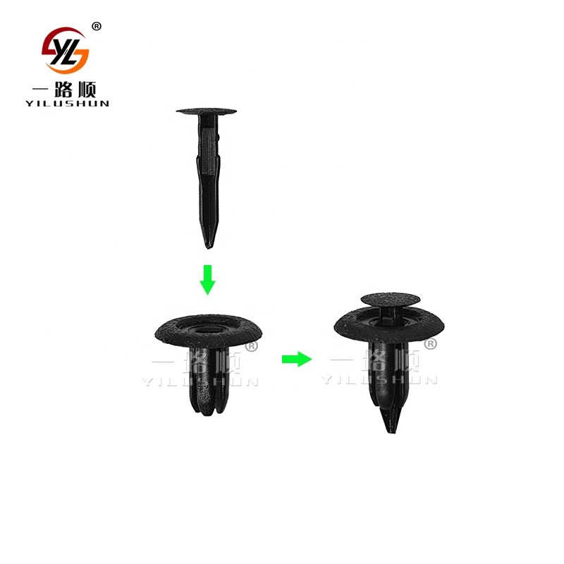 B99 Commonly Used Plastic Automotive Body Fasteners Expansion Buckle B46768AC328
