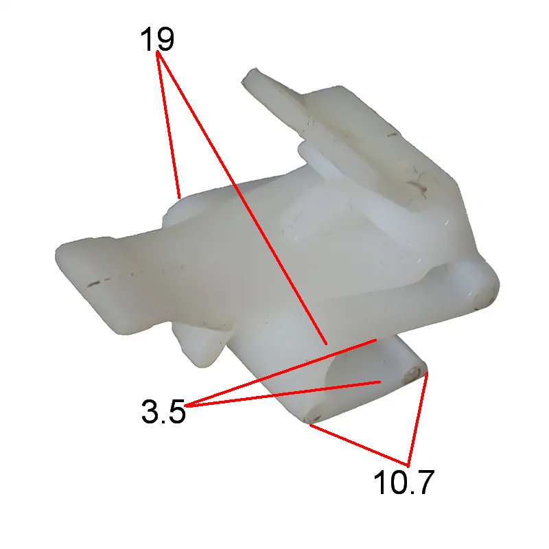 Car Doors and Window Sealing Strip Retainer Auto Fastener Clips Car Clips Automotive