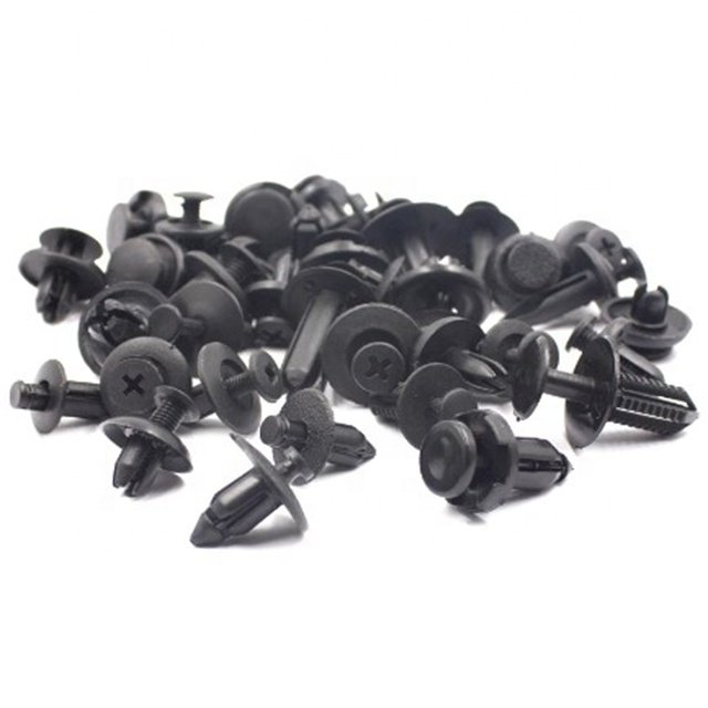 New Mixed Auto Bumper Wheel Eyebrow Fender Plastic Fastener Screw Rivet For All Cars Clip Set