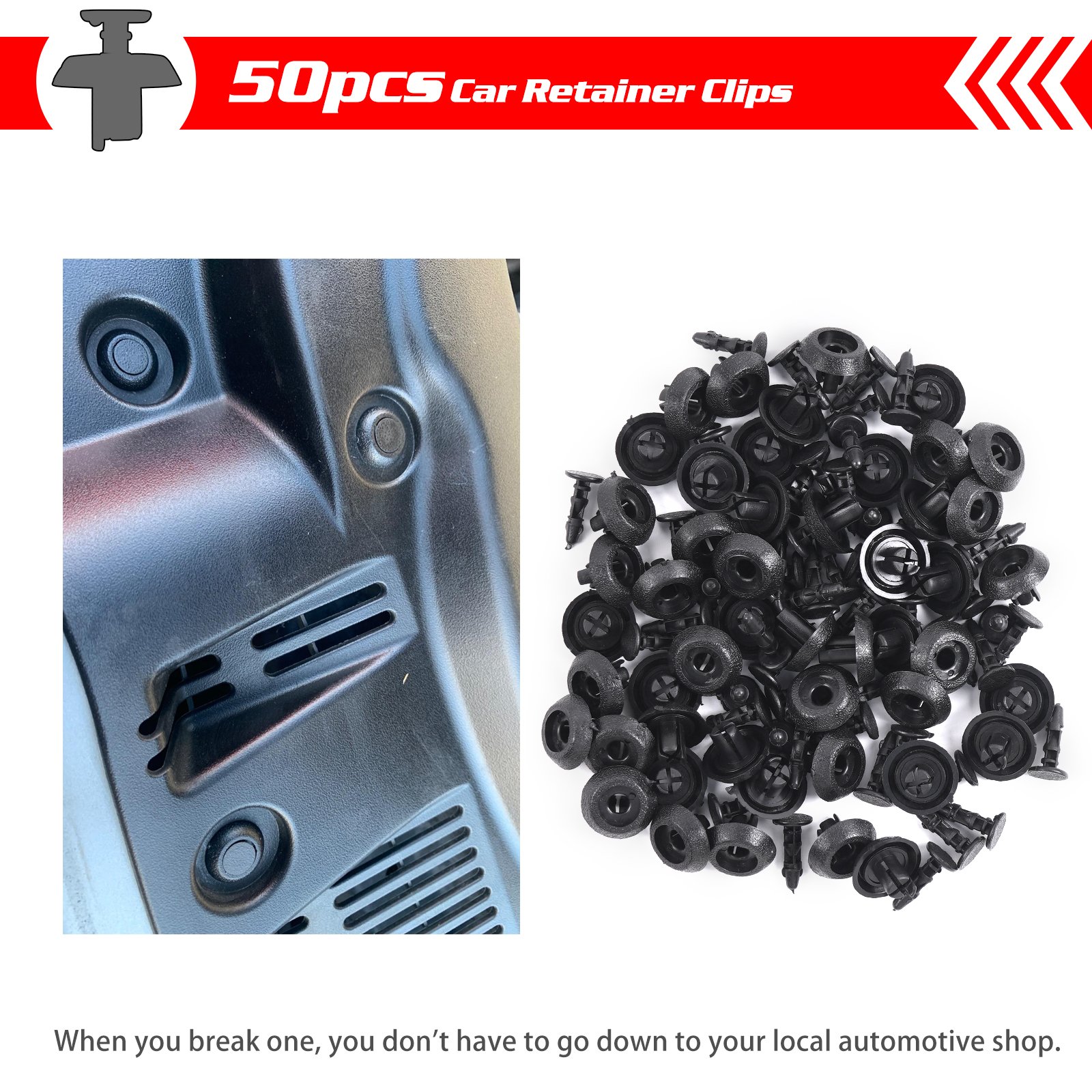 Factory Auto Car Push-On Expansion Buckle Plastic Nylon Clip for Toyota