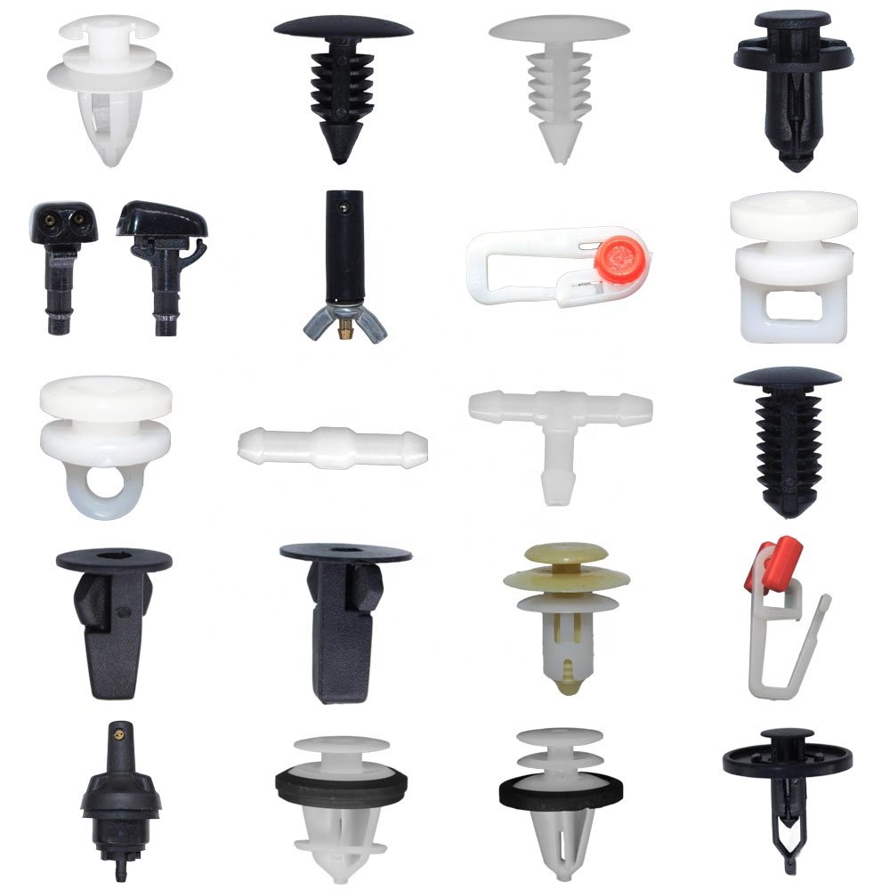 Factory Supply Plastic Push-Type Retainer Clips Fastener Plastic Automotive Clip