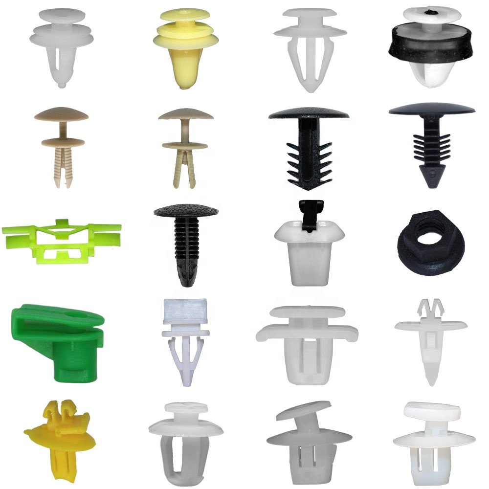 Factory Supply Plastic Push-Type Retainer Clips Fastener Plastic Automotive Clip