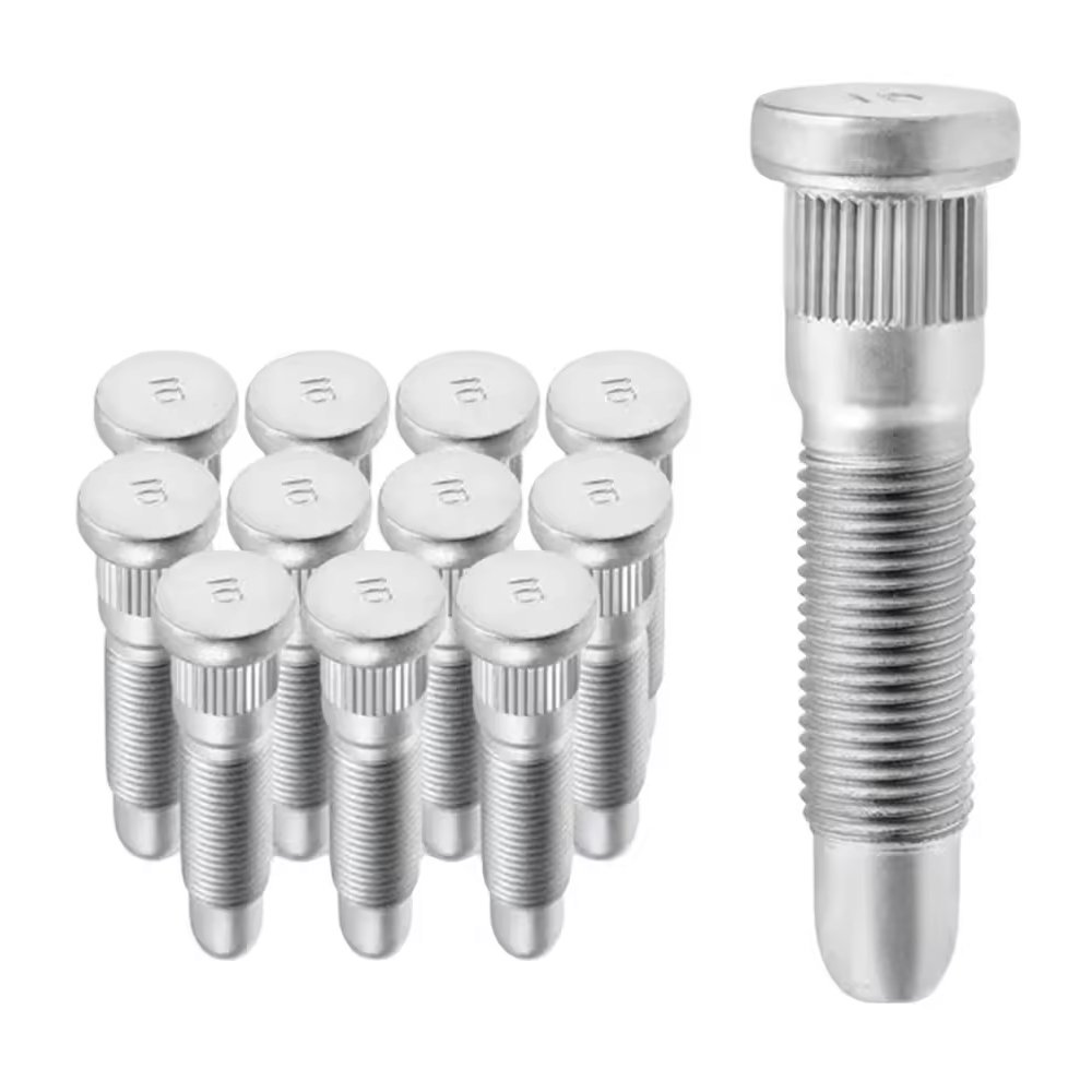High Quality Auto/Loader Rickshaw Wheel Stud Bolt M14 Galvanized Universal Rickshaw Spare Parts Remanufacturing