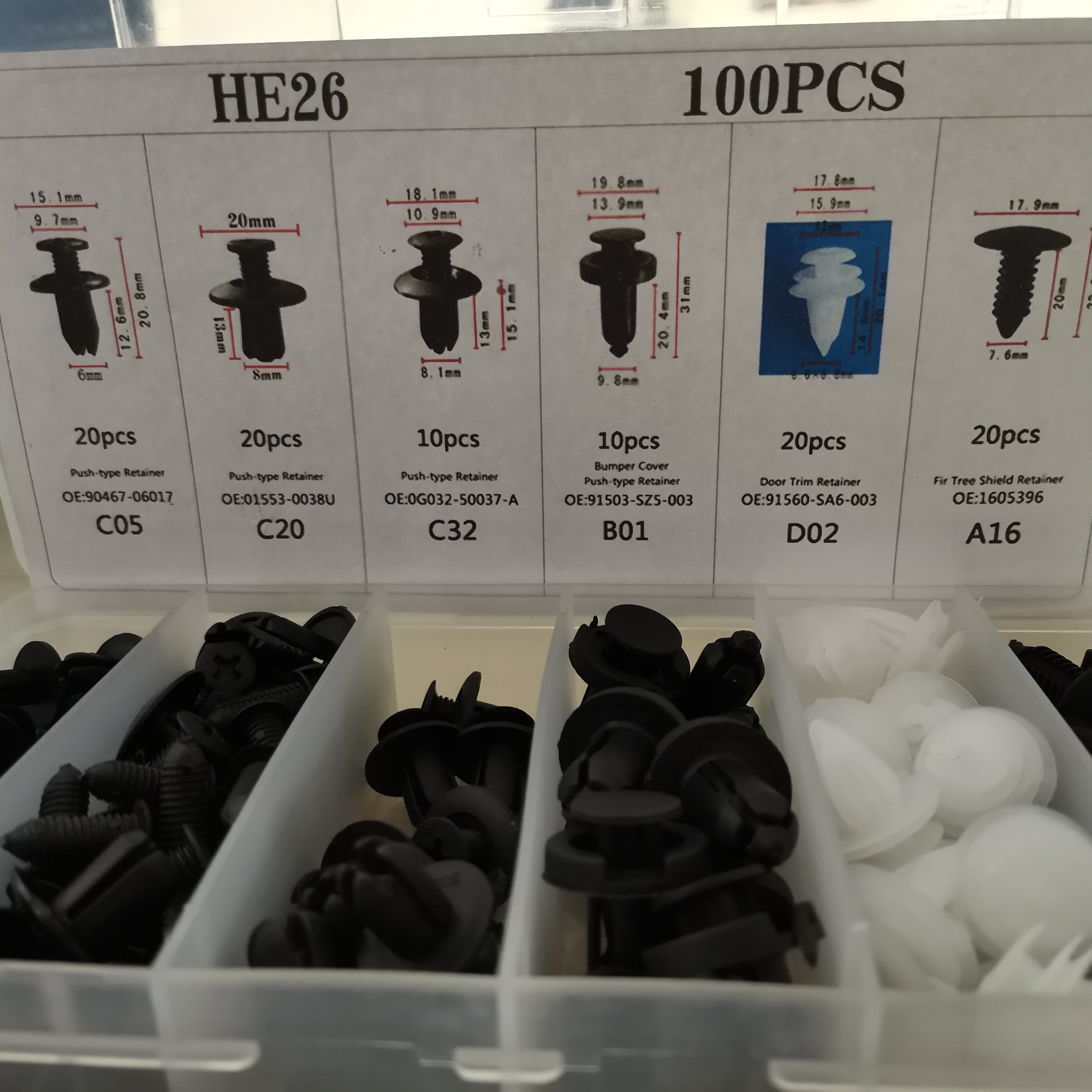 Automotive Car Clips and Fasteners