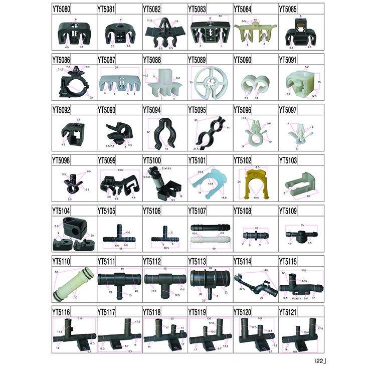 Pneumatic Fitting Quick Connect Lock Tee 3 Way Plastic Hose Tube For 3/8 Inch Three-way Water Pipe Connector