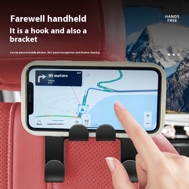 General Car Multi-function Hook Seat Back Hook Car Front Rear Seat Row Back Phone Bracket Hook Auto Parts
