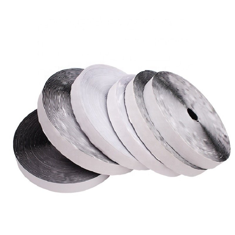 Customized Fastener Car Back To Back Cable Tape Roll Auto Fastener Hook And Loop Tape Self Adhesive Tape