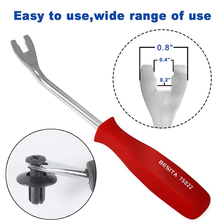 Plastic fastener remover door panel interior removal tool, suitable for car door panel trim