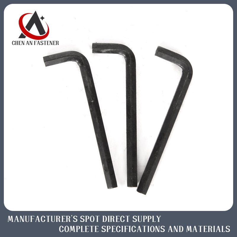 Single Inner Hexagonal Flat Head Short Zinc Alloy Galvanized 3/4/5/6/8/10/12L Type Hexagon Wrench for Auto Repair