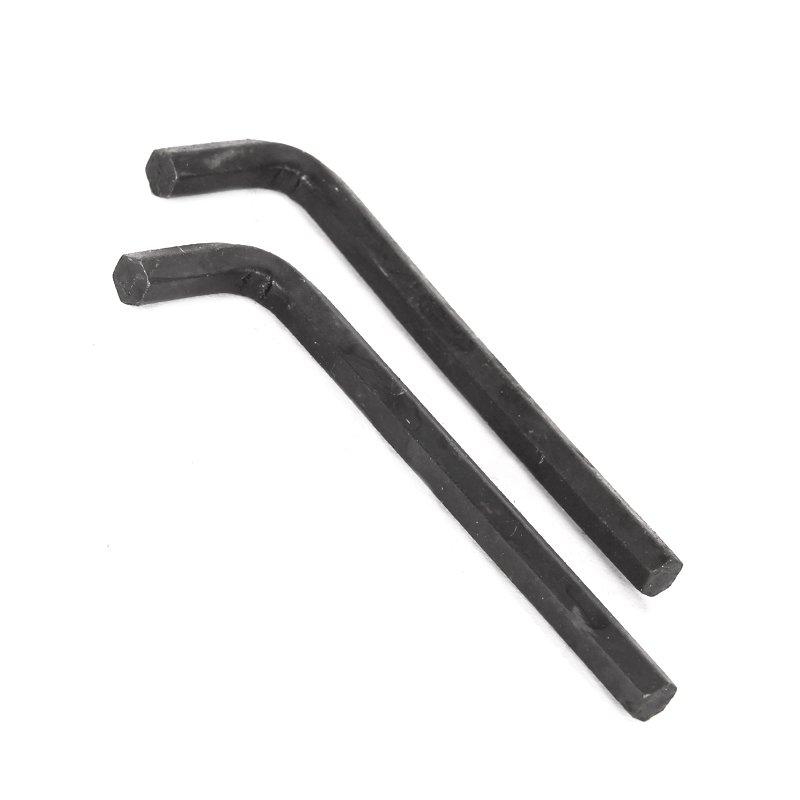 Single Inner Hexagonal Flat Head Short Zinc Alloy Galvanized 3/4/5/6/8/10/12L Type Hexagon Wrench for Auto Repair