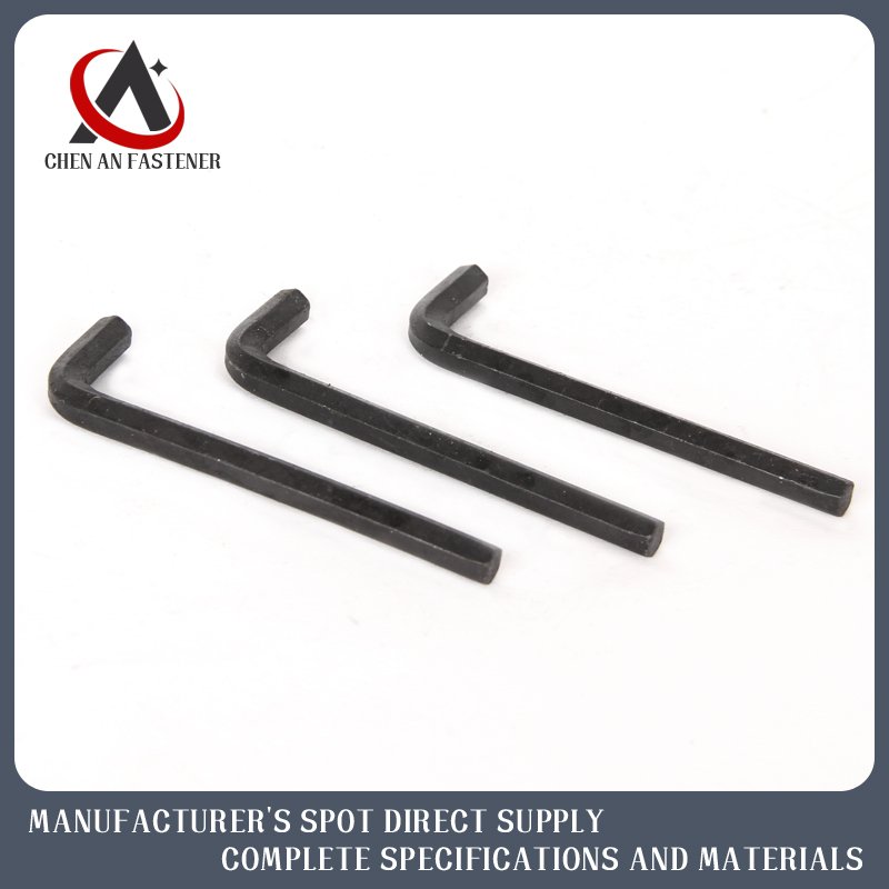 Single Inner Hexagonal Flat Head Short Zinc Alloy Galvanized 3/4/5/6/8/10/12L Type Hexagon Wrench for Auto Repair