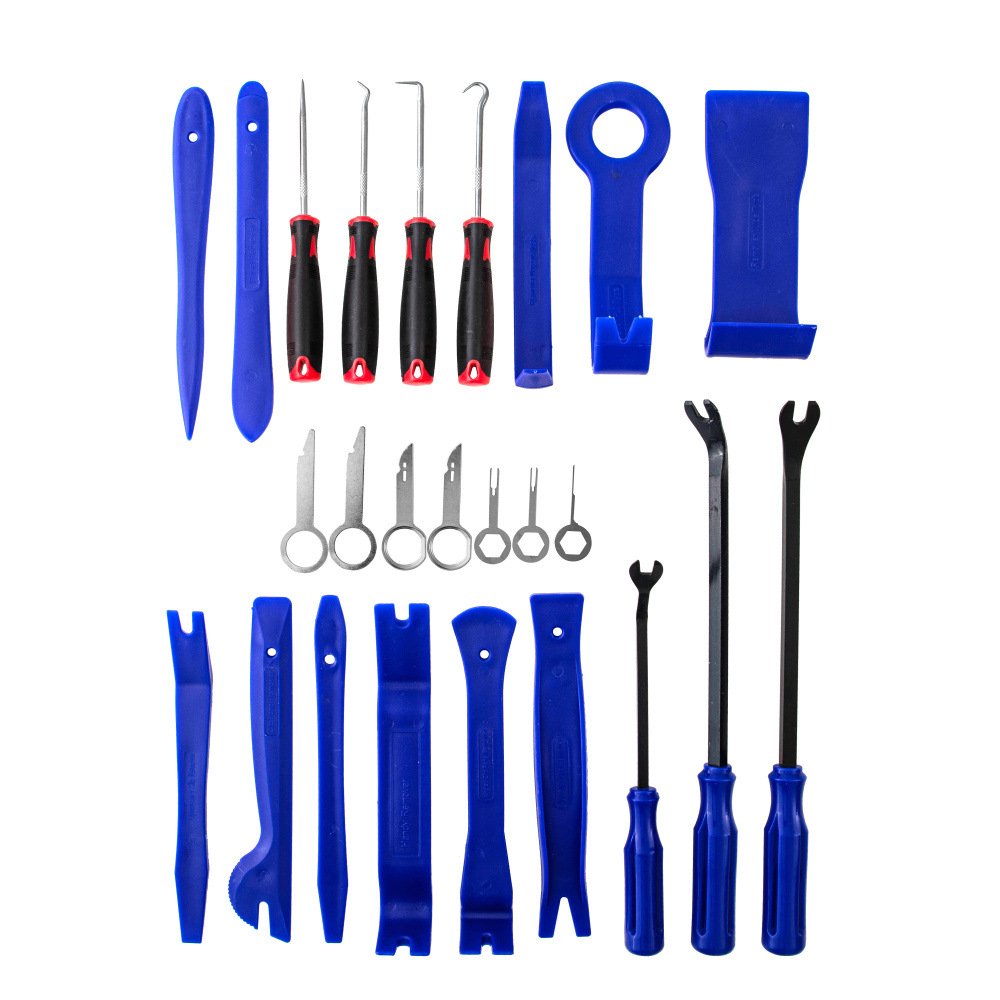 Auto fastener & clip Car Upholstery Removal Clip Pliers Fastener Remover Pry Tool Set for Door Panel Audio Dash