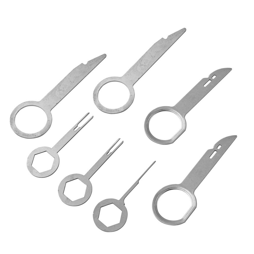Auto fastener & clip Car Upholstery Removal Clip Pliers Fastener Remover Pry Tool Set for Door Panel Audio Dash