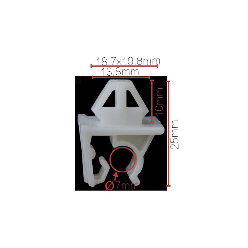 Factory Supply Automotive Parts Universal Bumper Clips Car Accessories Auto Fastener Clip Nylon Fasteners