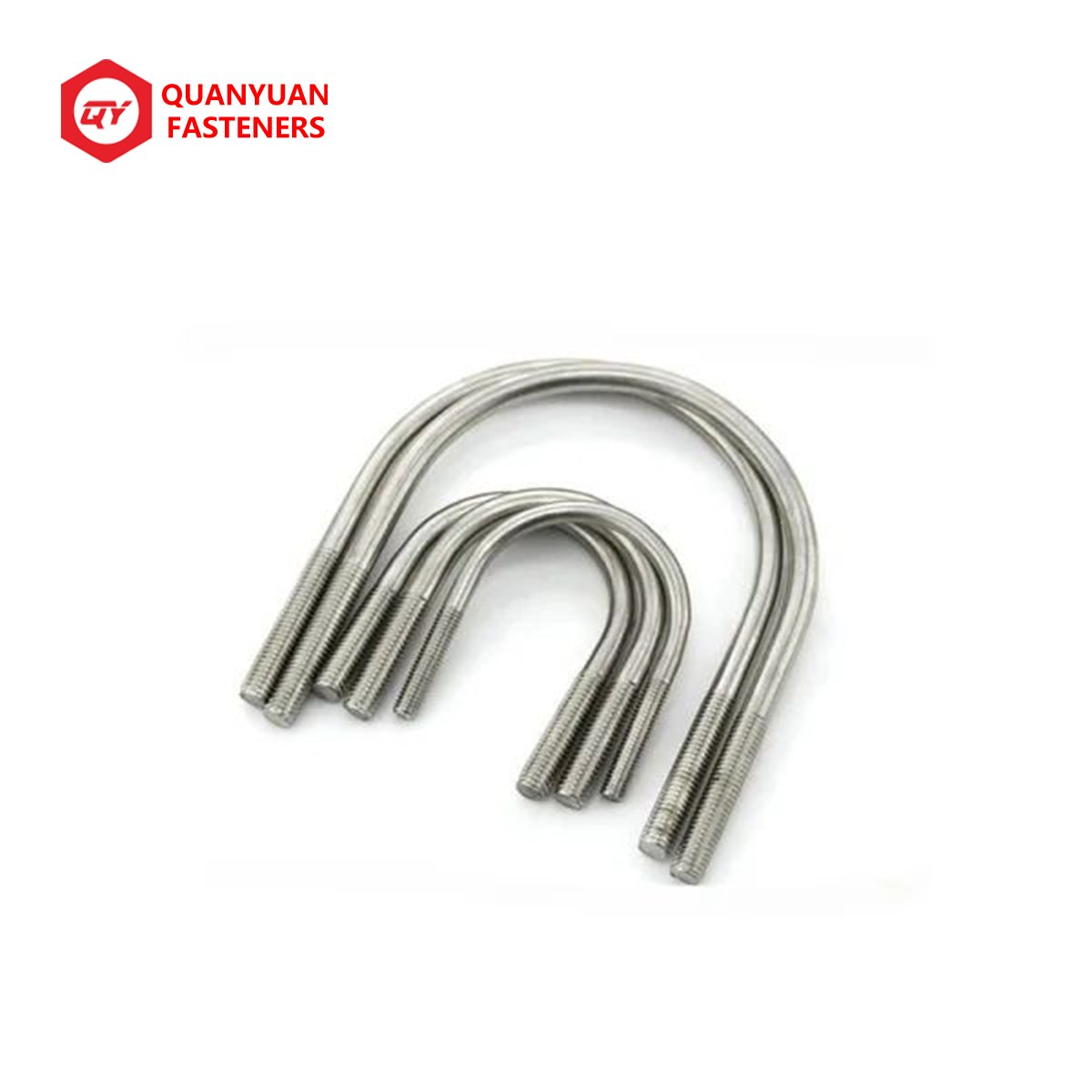 China Manufacturing Galvanized U Bolt Auto Part Trailer U-bolt Nut High Quality 304/316 High Strength Stainless Steel U Bolt
