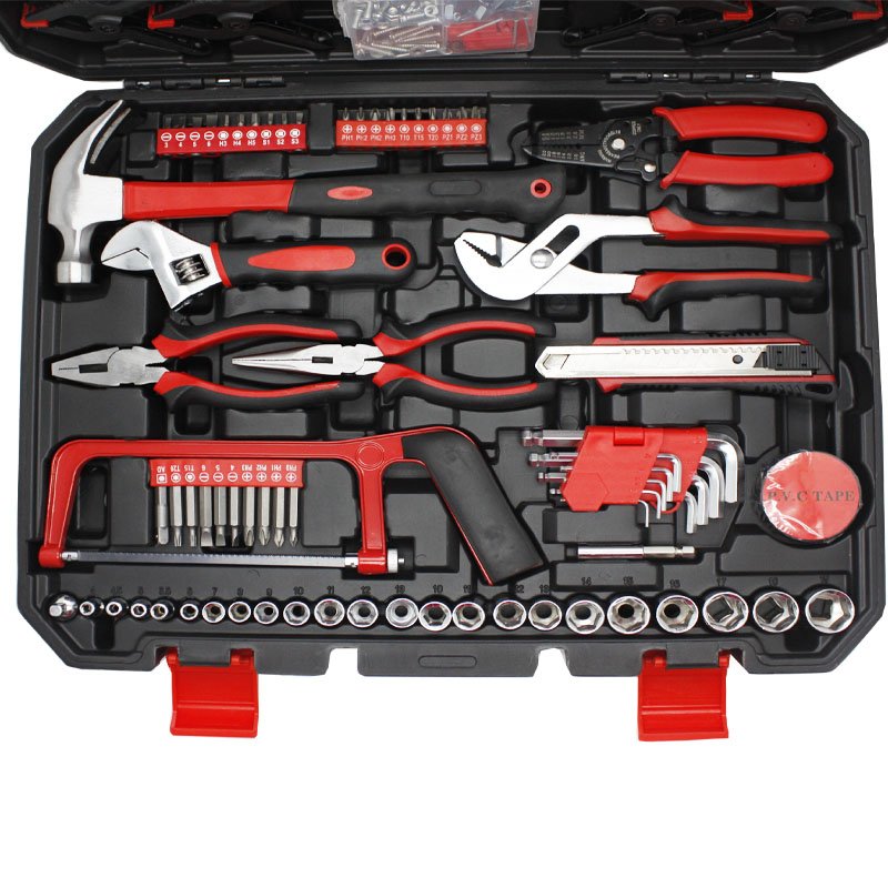 158pcs screwdriver set with tools wrench hex key auto repair tool sets automotive tool kit
