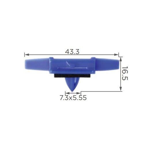 0ZB012 Custom Vehicles Accessories Auto U Panel a Clip Fastener