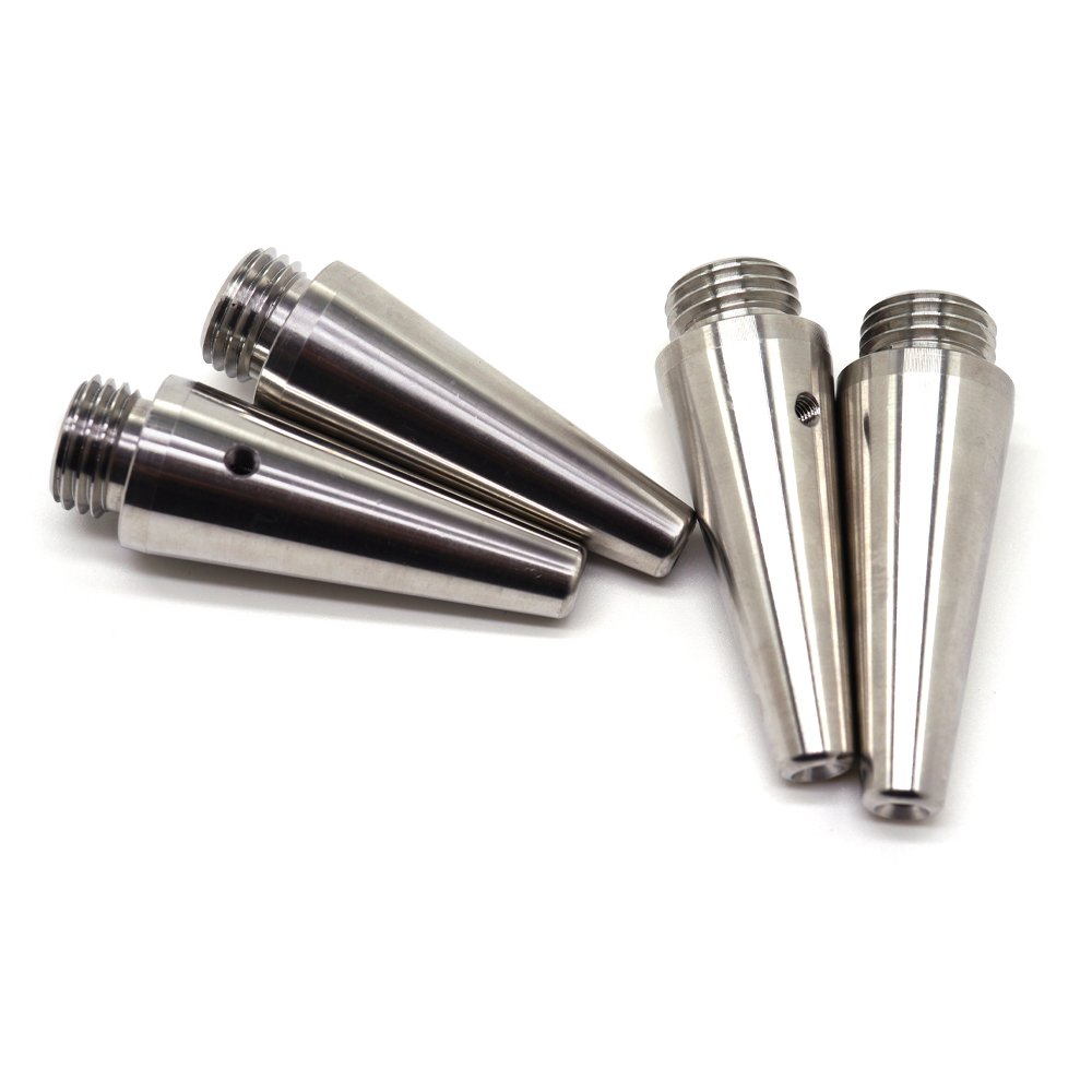 Custom CNC Turning Parts CNC Machining Service High Precision Polished Stainless Steel Cone Small Shaft