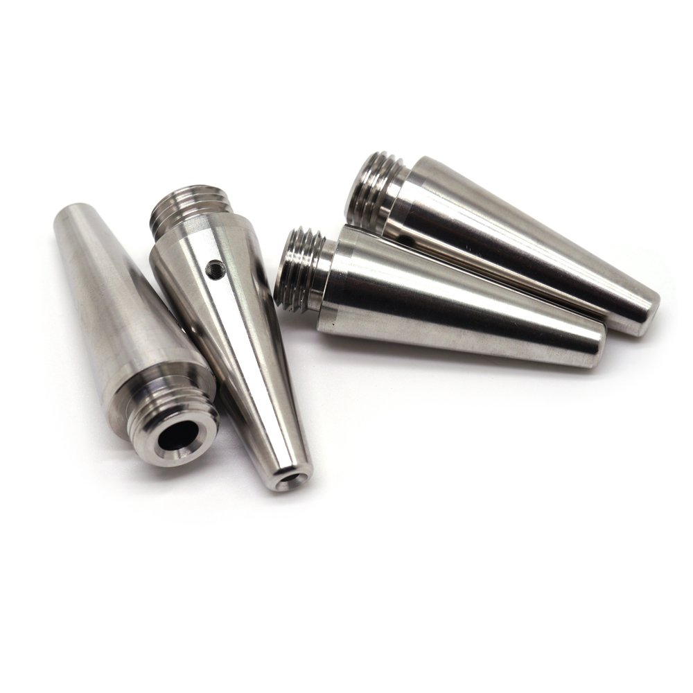 Custom CNC Turning Parts CNC Machining Service High Precision Polished Stainless Steel Cone Small Shaft