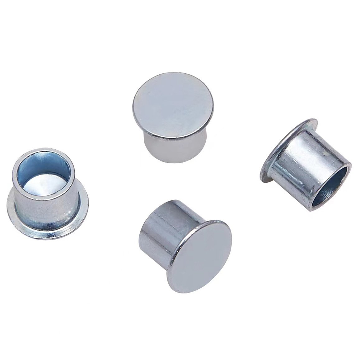 Flat Round Head Steel Hollow Tubular Custom Zinc Plated Clutch Rivets For Brake Lining Rivets