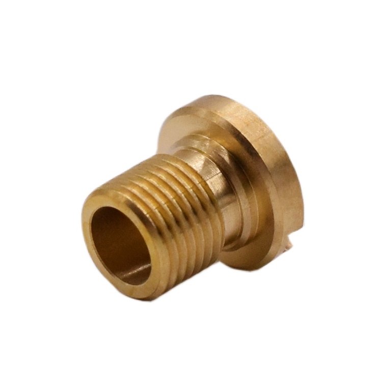 High Precision CNC Turned Slot Head Screws Thread Round Brass Socket Screw