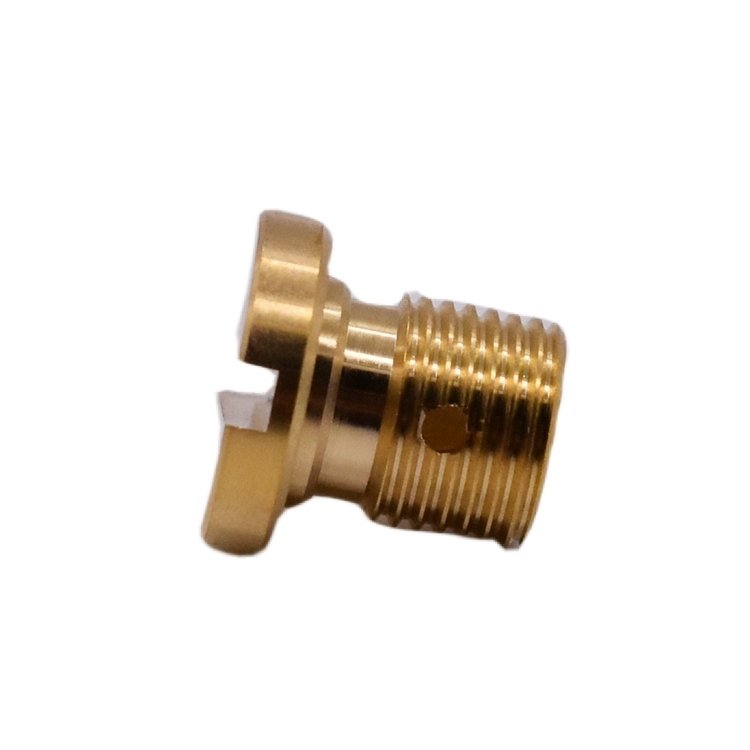 High Precision CNC Turned Slot Head Screws Thread Round Brass Socket Screw