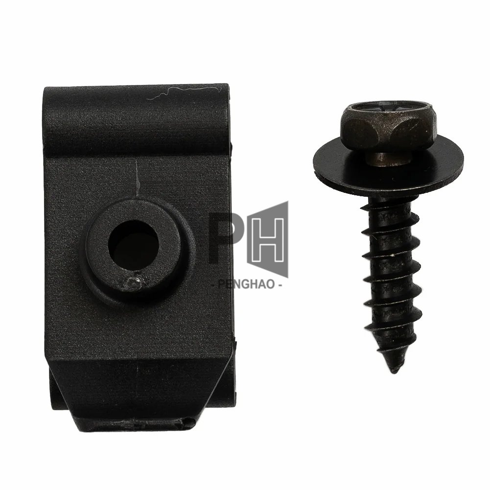 Fender Liner Bumper U Nut Fixed Fastener Clips Screw Clamp Retainer Car Body Plastic Clip Rivet Auto Fastener Spring U Clip