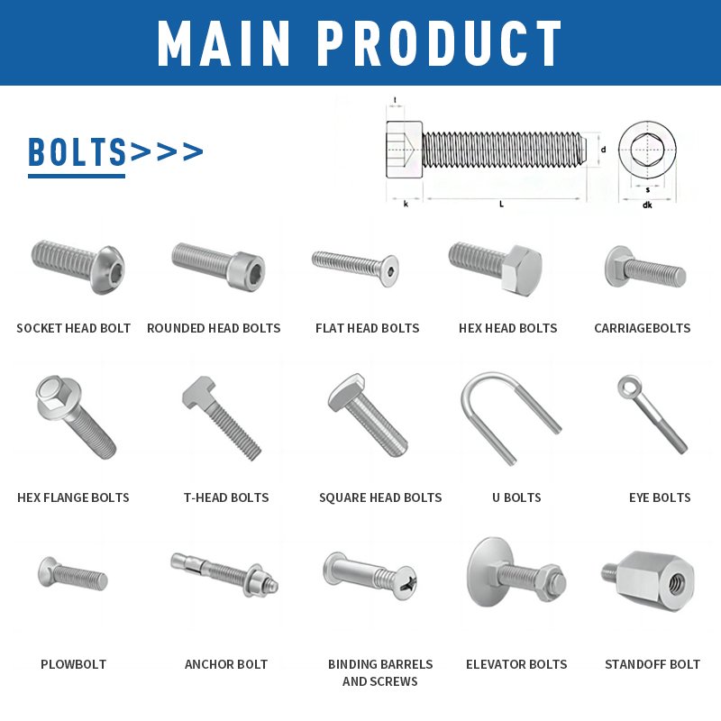Duplex 2205/1.4462/F51 Stainless Steel Bolt And Nut Fasteners