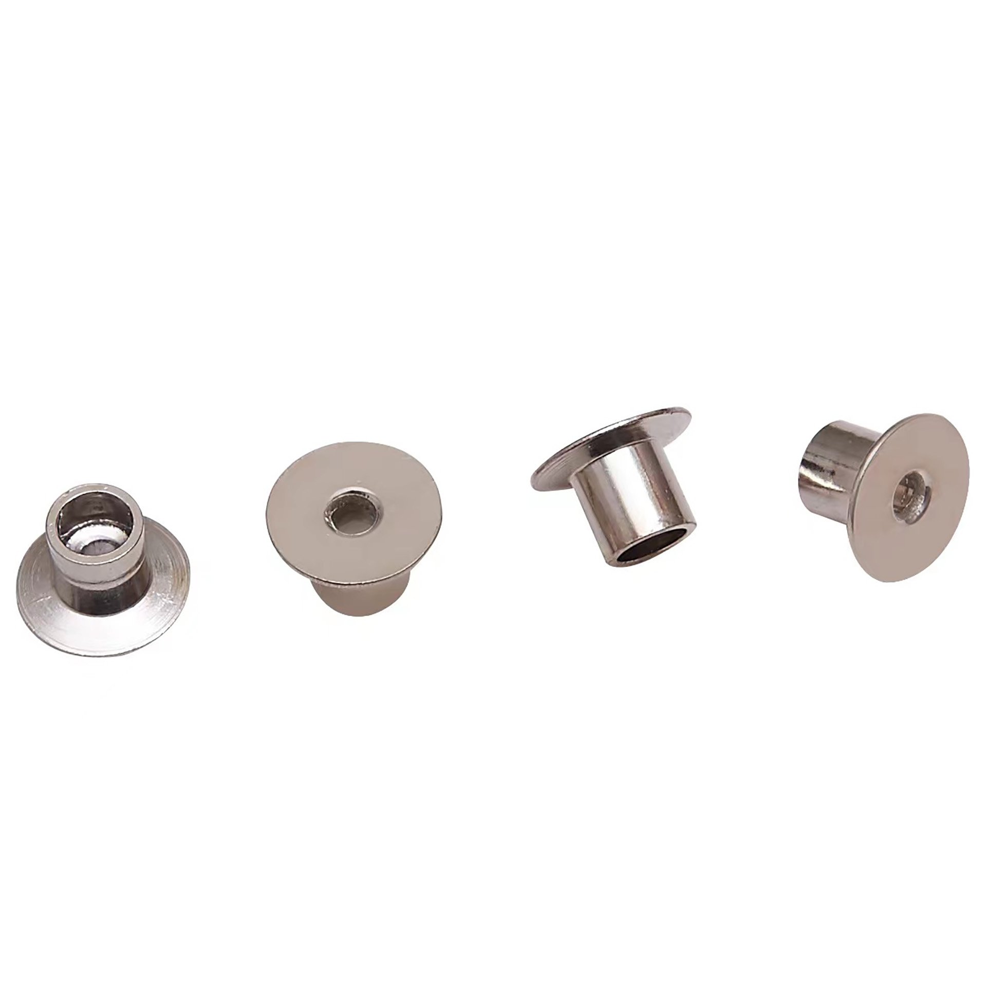 Nickel Plated Hollow Tubular Rivet Auto Spare Part Copper Clutch Rivet Flat Head Hollow Rivets