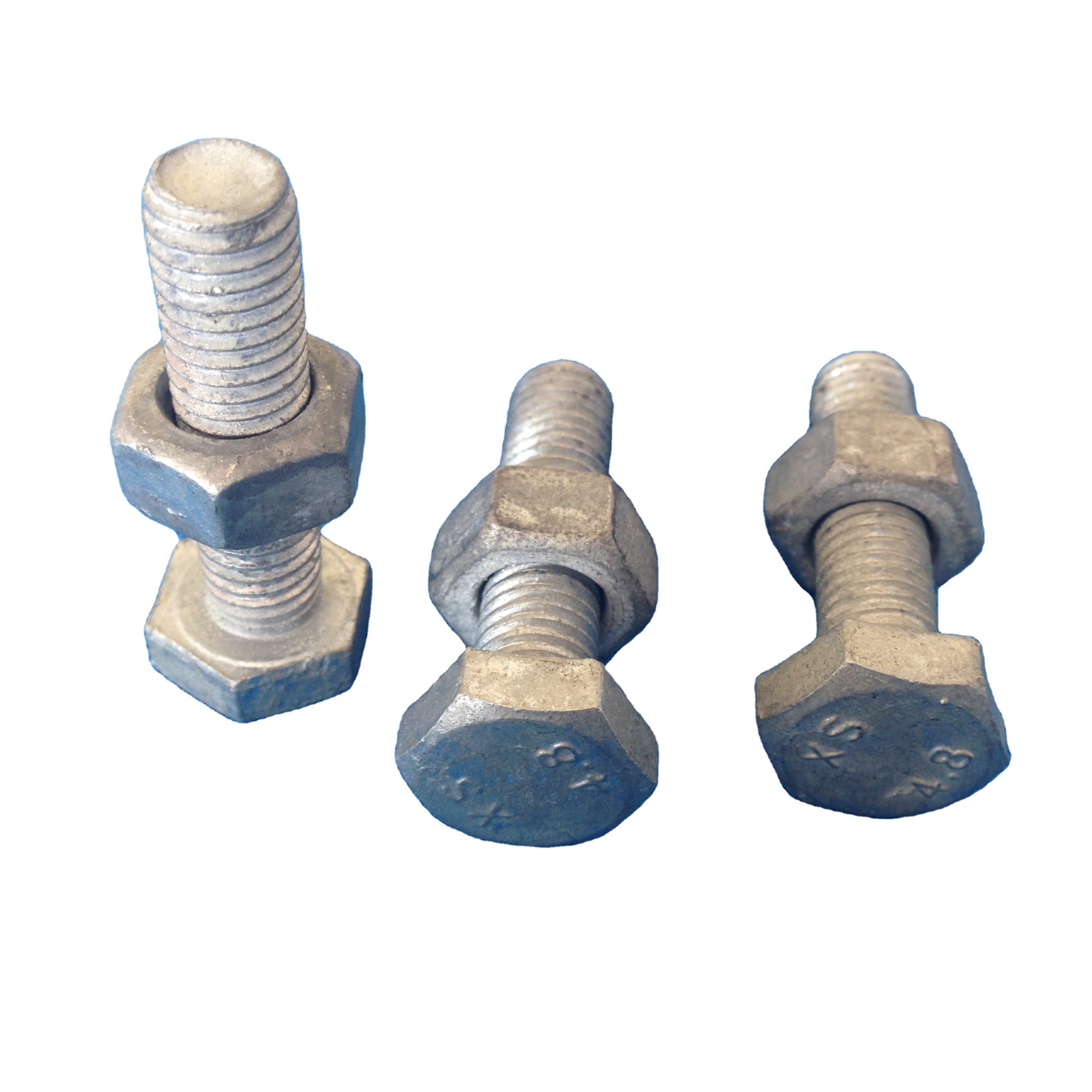 Handan Xingye Fastener Hot Sale Hex Bolt Din 933 Full Thread Din931 Partical Thread Screws Bs916 Bs1083 Black Steel Grade 8.8