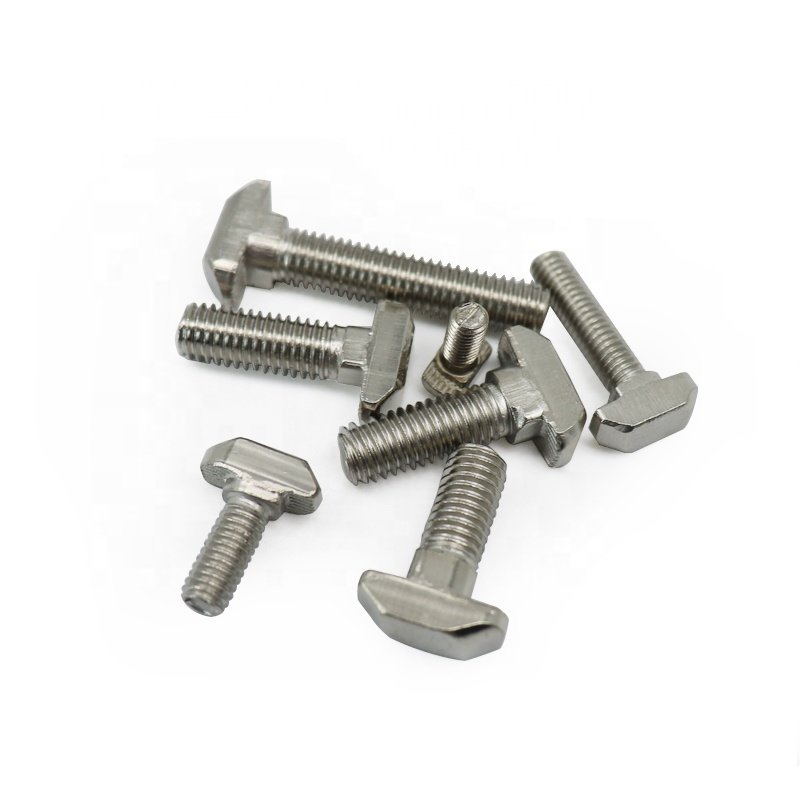European Standard Zinc Steel/Stainless Steel T-screw T-hammer Bolt Aluminum Profile Fittings 20/30/40/45