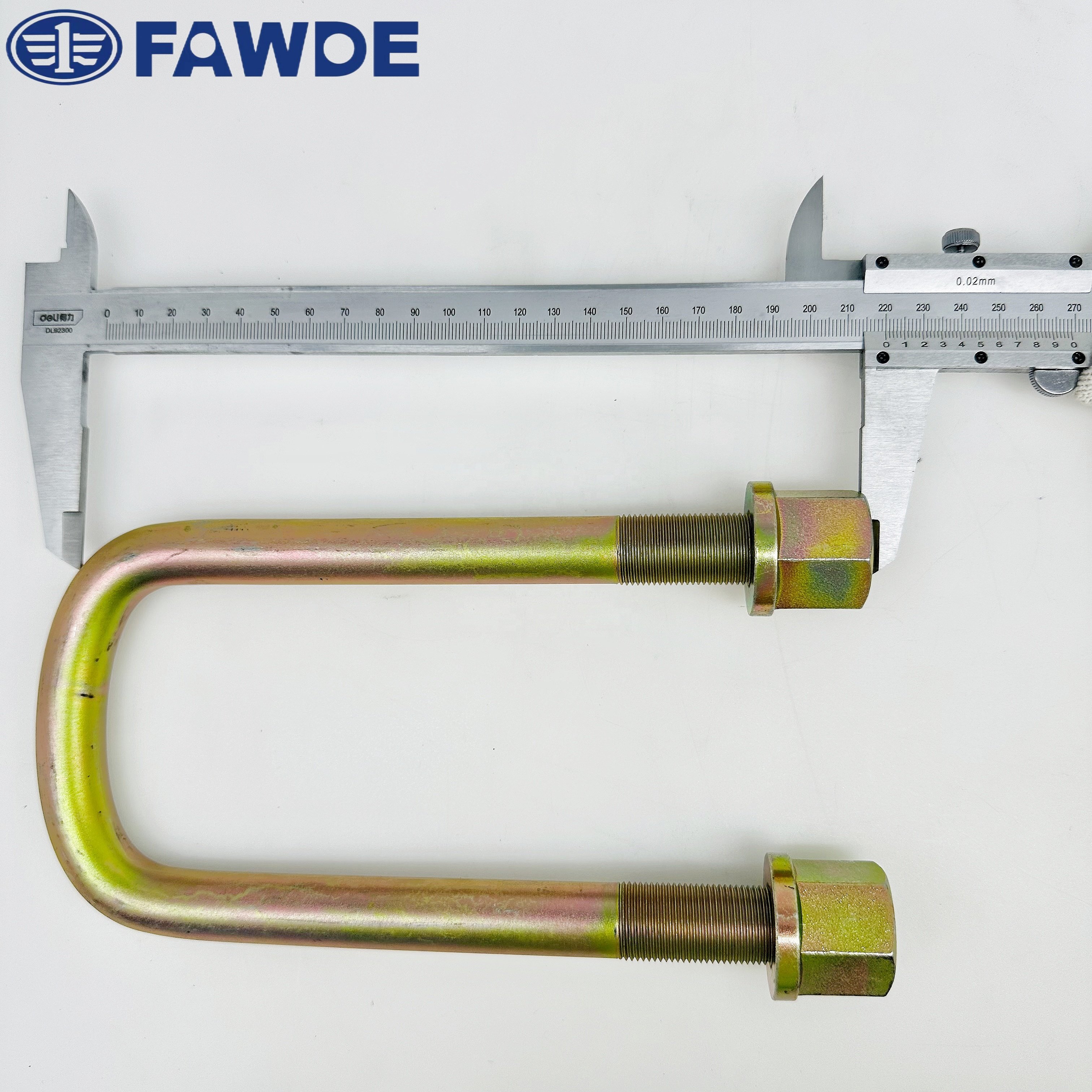 FAW JIEFANG Original New Diesel Spare Parts U-Bolt for Fastening Front Leaf Spring Damper Bracket 2902412A8E/A Truck Body Parts