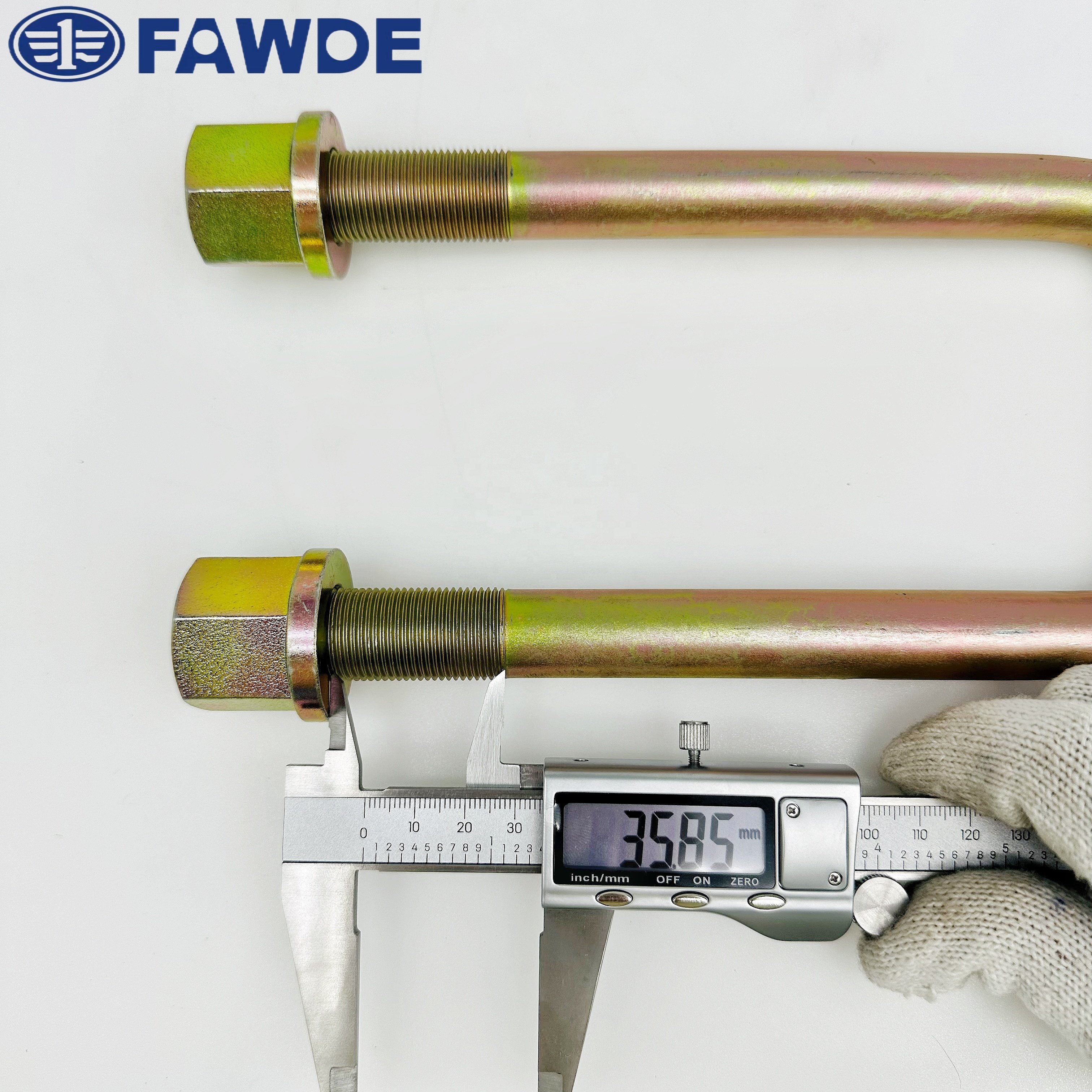 FAW JIEFANG Original New Diesel Spare Parts U-Bolt for Fastening Front Leaf Spring Damper Bracket 2902412A8E/A Truck Body Parts