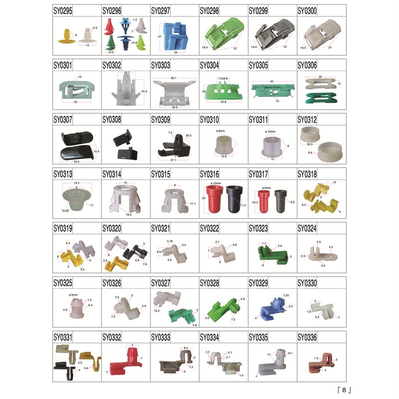 factory supply top quality car interior panel fixing clip plastic fastener auto clips