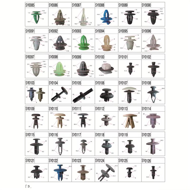 factory supply top quality car interior panel fixing clip plastic fastener auto clips