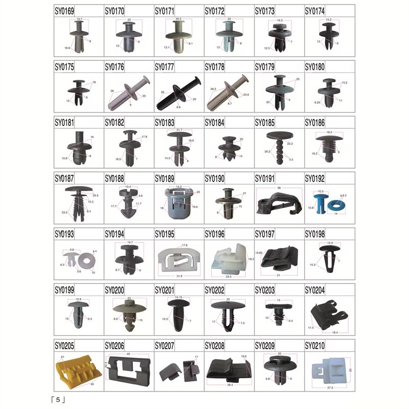 factory supply top quality car interior panel fixing clip plastic fastener auto clips