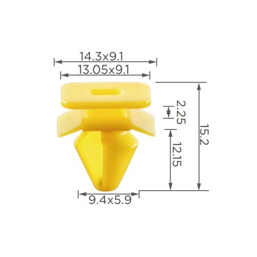 #0JA New High Quality Universal Door Panel Fixing Hole Auto Body Clip Auto Fastener Clip Auto Fastener