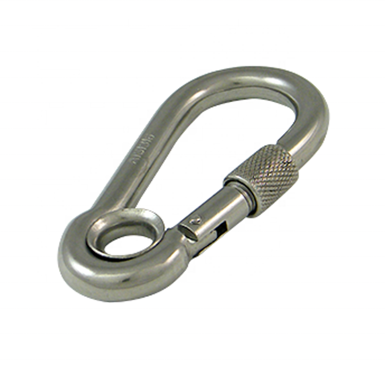 Wide Application Stainless Steel Fastener with Galvanized Spring Snap Hook Eye Zinc Hardware Trusted Supplier Boxed Packaging