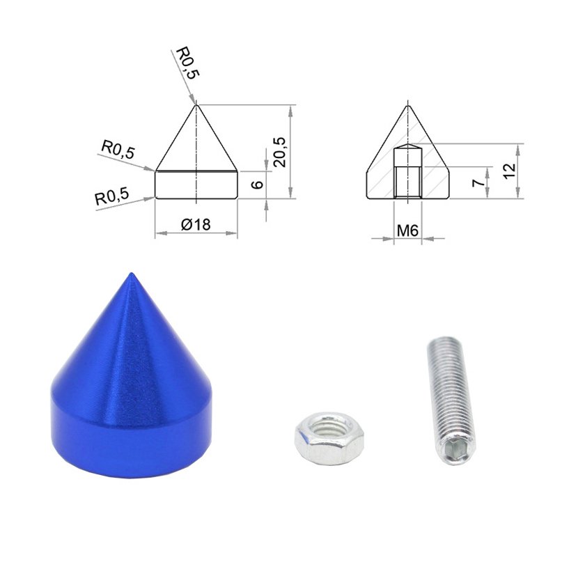 Spike Car Washer Aluminium Clips JDM Bolts for Car Bumpers Fender Quick Release Battery Plate Motorcycle Universal M6 JDM Screws