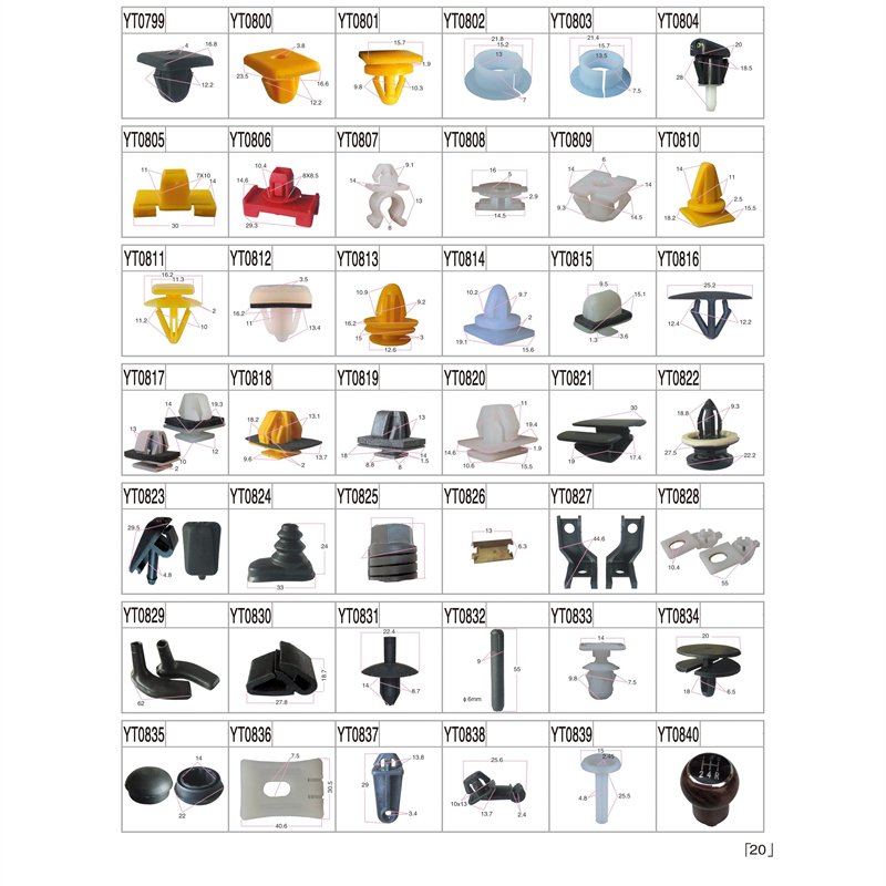 Car Plastic Fastener Clips Auto Body Push Retainer Pin Rivet Bumper Door Trim Panel Fastener Clip