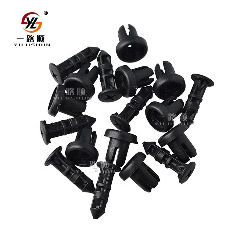 B10 500Pcs/Bag Fixing clips plastic screw rivet nylon 66 cable ties fastener bumper shield retainer 9046709145/ 90467-09145