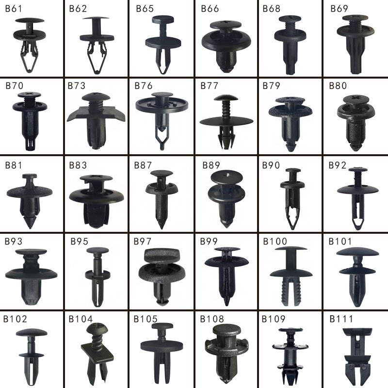 B367 Car fender clip push type auto fasteners automobile plastic fittings