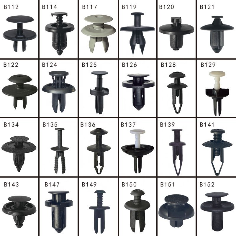 B367 Car fender clip push type auto fasteners automobile plastic fittings