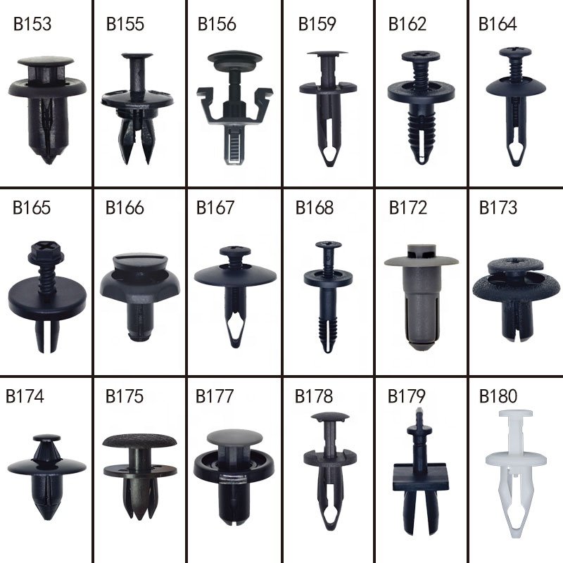 B367 Car fender clip push type auto fasteners automobile plastic fittings