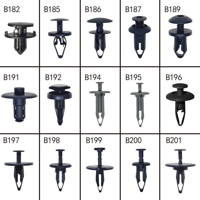 B367 Car fender clip push type auto fasteners automobile plastic fittings