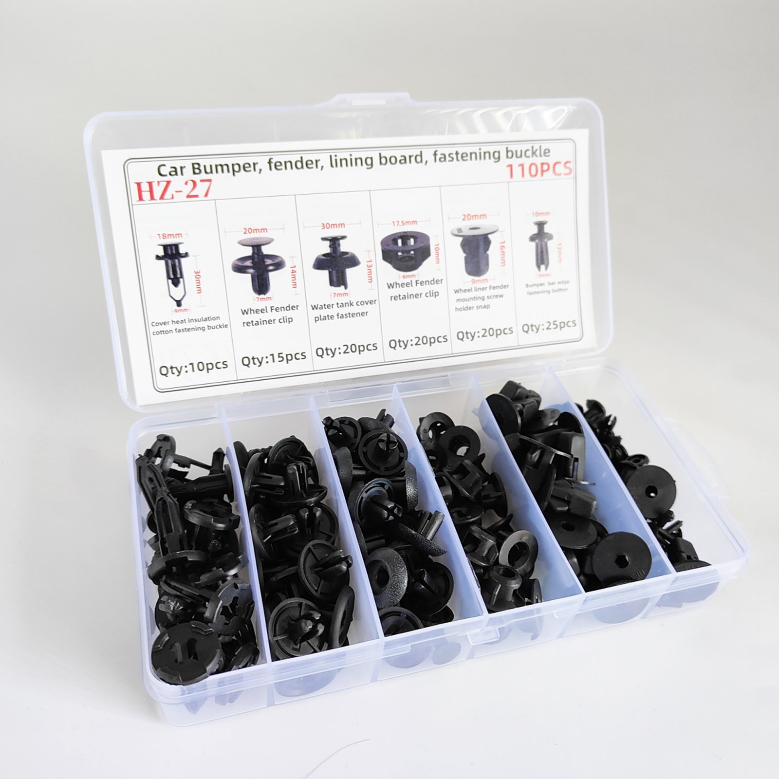 52161-16010 52161-02020 Bumper locator clip cars plastic clips fastener bumper clips for Toyota